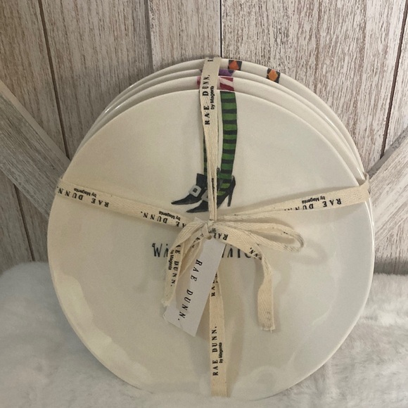 Rae Dunn Witch Feet Salad Plates - Picture 1 of 3